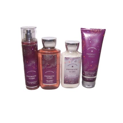 Prismatic Stars Cream Mist Gel & Lotion Bath & Body Works 4 Piece Set