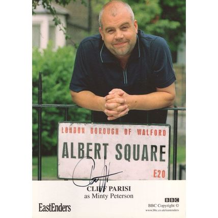 Cliff Parish as Minty Peterson Eastenders Hand Signed Cast Card Photo