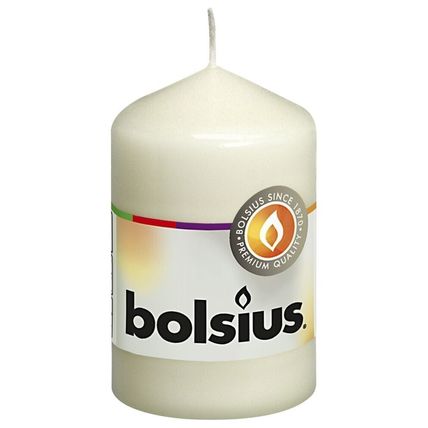 Bolsius Pillar Candles Ivory Wedding Decor Events Church LONG BURN TIME