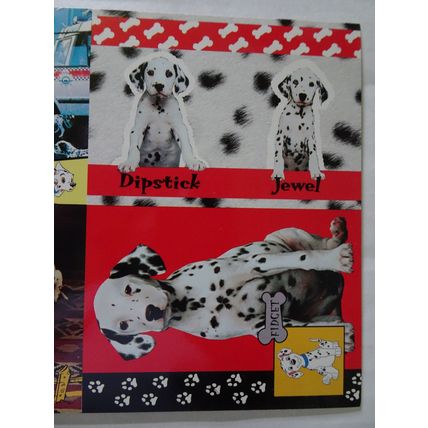 101 Dalmatians - Disney - Uncut Promo Trading Card Sheet 1996 Fleer/Skybox