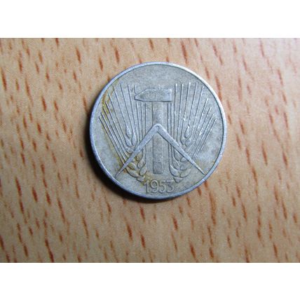 1952e 1 pfennig East Germany Coin