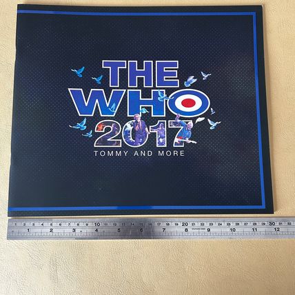 THE WHO 20 page Tour Programme 2017 Tommy & More Townshend Daltrey MINT LotsPics