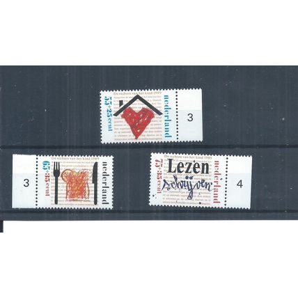 Netherlands stamps. 1989 Child Welfare MNH SG 1562 - 1564 (AN245)