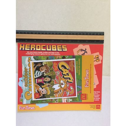 NEW McDonalds Kid's Herocubes, Fun Times & Outdoor Summer Promo Items