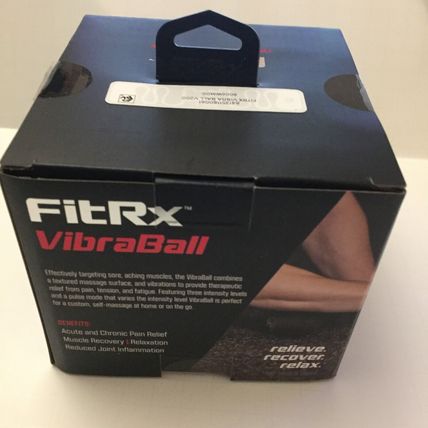 NEW FitRx Vibraball Rechargeable Vibrating Massage Roller