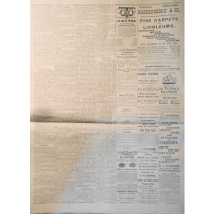 The Suffolk County Argus, 1890 - Lynching, murders, oil rich colored woman, etc.