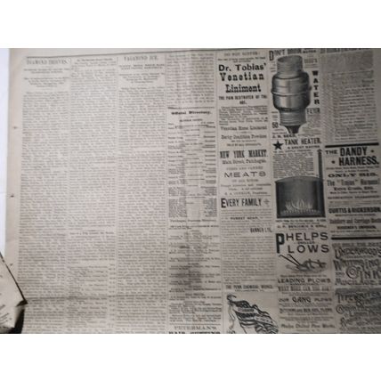 The Suffolk County Argus, 1890 - Lynching, murders, oil rich colored woman, etc.