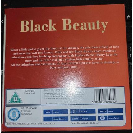 Black Beauty DVD Promo The Daily Mail Childrens Animated Classics Series