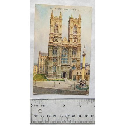 1946 postcard Westminster Abbey, London
