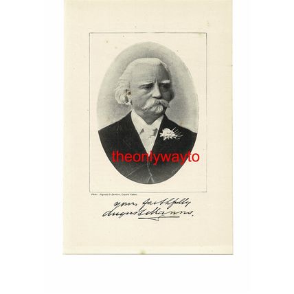 August Manns, German-Born British Conductor, Book Illustration (Print), 1895