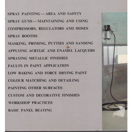 Spray Painting Motor Vehicles In Aust & NZ by Al Probert. Ref: B2579