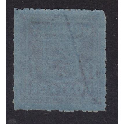 GUERNSEY SG5 1d Scarlet Bluish French Bank-note Paper - Fine Used