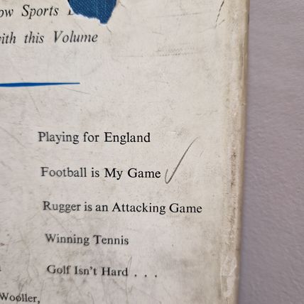 Football Is my Game Stanley Mortensen Hardback 1949 Dustcover