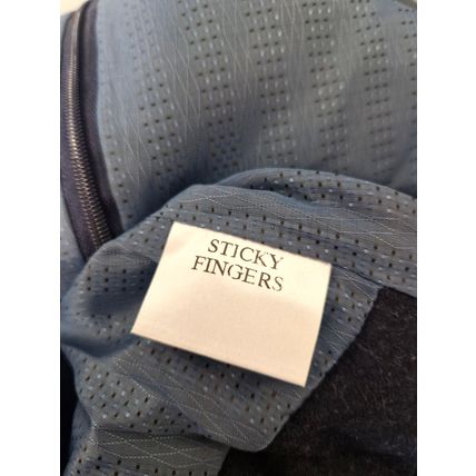 Sticky Fingers Fitted Blue Navy Wool Dress 10 UK