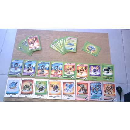 SKYLANDER TRADING CARDS - From Multiple Sets (Tops / Activision) 190+ Cards
