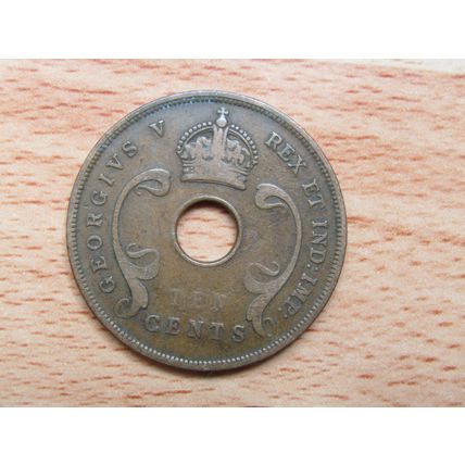 East Africa 1928 10 Cent Coin