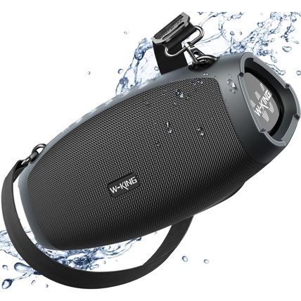 W-KING Portable Loud Speakers Bluetooth Wireless, 120W Max IPX6 Waterproof Outdo