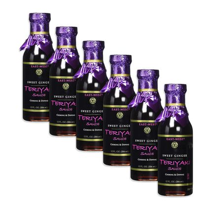 Eastwest Fat-Free Sweet Ginger Teriyaki Sauce, 12 Ounce (Pack of 6)