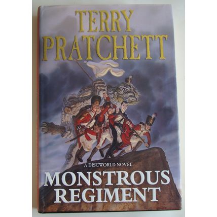 Terry Pratchett. Monstrous Regiment. 1st Edition Hard-cover Book