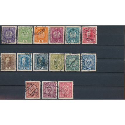 Coat of Arms - Austria 1916 - FH - MiNr 185/99