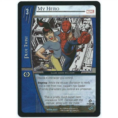 VS System Web of Spider-Man - MSM-063 - My Hero