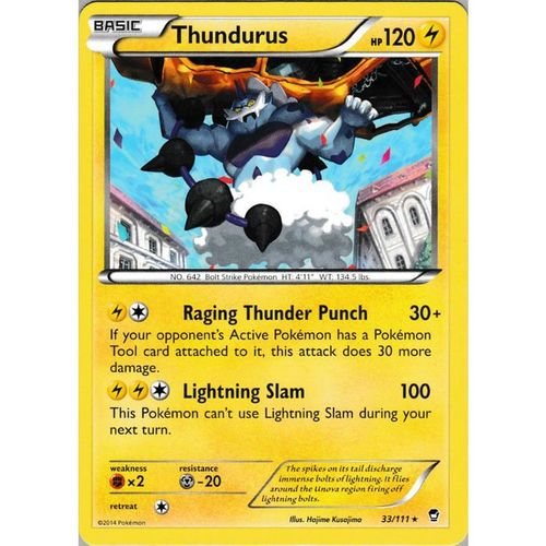 Pokemon XY Furious Fists 33/111 Thundurus