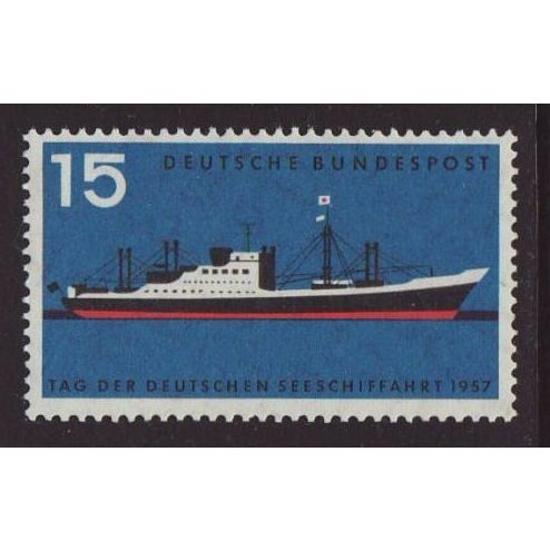 Germany 1957 SG 1183 UMM - Ships (D-105)