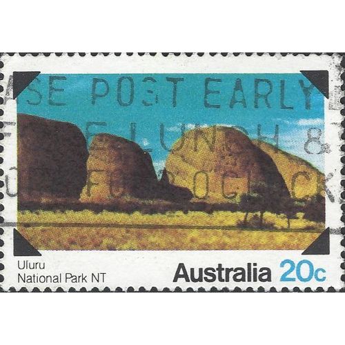 AUSTRALIA, Uluru National Park NT, blue 1979, 20c, #3