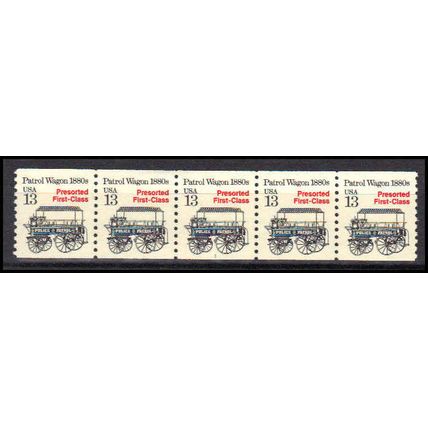 2258 13c Police Wagon Very Fine MNH Dry Gum PNC 1/5 X3153