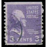 Used 842 3c Thomas Jefferson Fine M08210