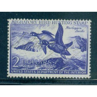 Used RW19 $2 Harlequin Ducks Fine C3372