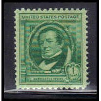 859 1c Washington Irving Fine Plus MNH KA4000
