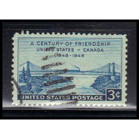 Used 961 3c U.S.-Canada Friendship Fine KA7441