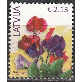 Latvija 2015 Fleur 2.13 Euro O Cachet rond