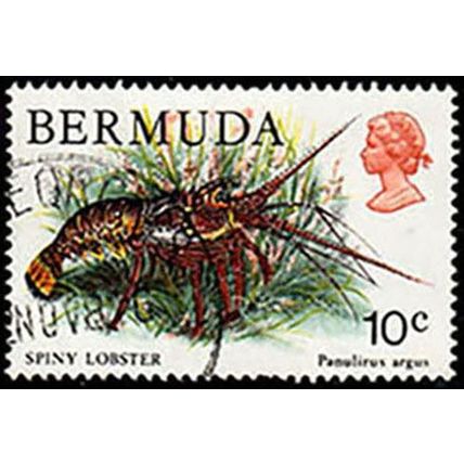 Bermuda 1978 Animal Lobster 10c Used Stamp QE II
