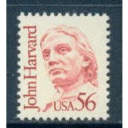 2190 56c John Harvard Fine MNH Dry Gum MA2049