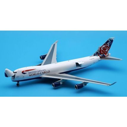 B747-400F(SCD) BRITISH AIRWAYS CARGO REG N495MC W/STAND - JC WINGS SA2008C 1/200