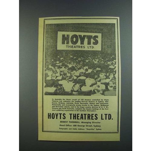 1956 Hoyts Theatres Ltd. Ad