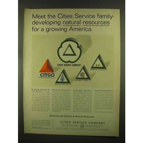 1965 Citgo Petroleum Ad - Cities Service Family