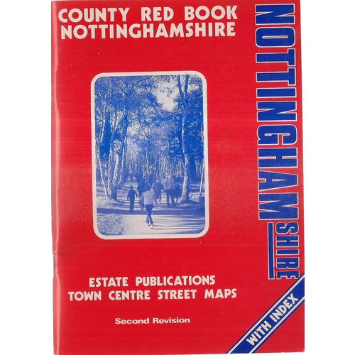NOTTINGHAMSHIRE..by Estate Publications 2nd revision Town Centre Maps vgc