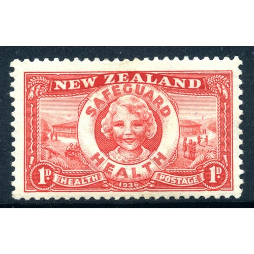 NEW ZEALAND 1936 Health, Lifebuoy 1d - Mint Hinged