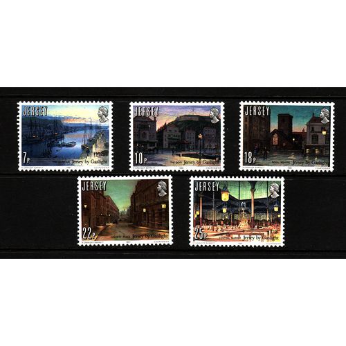 1981 Jersey, Gas Lighting, NH Mint Set of Stamps, SG 279-83