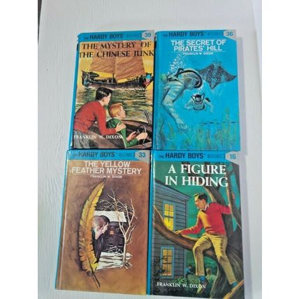 Vintage hardy boys books Franklin W Dixon hardcover gloss mystery 16 33 36 39