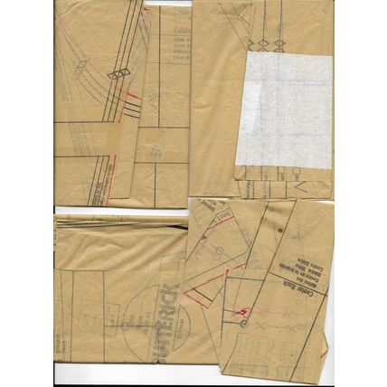 Butterick 6209 Sewing Pattern Mens Jackets Size 40 42 44 (46) Ca. 1980s Used