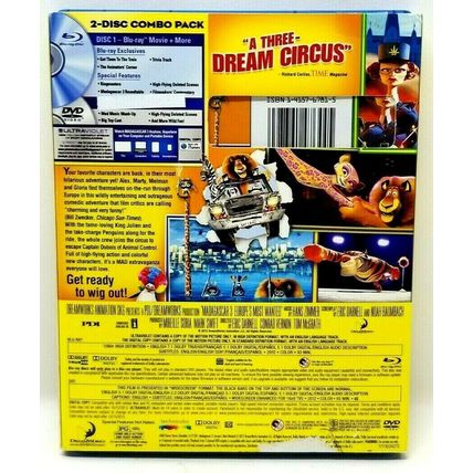 Madagascar 3: Europe's Most Wanted Blu-ray / DVD, 2-Disc Set (L29