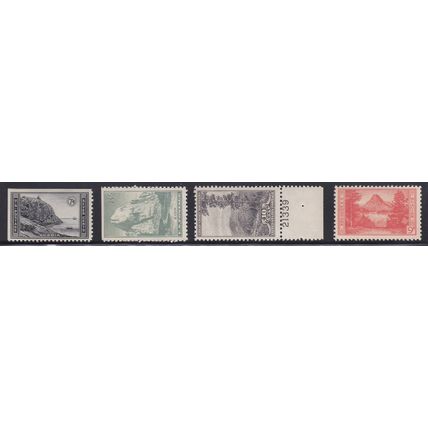 749 10c Smoky Moutains Just Clears MNH P#S VA0694c