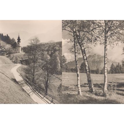 Groh Fotokunst Munchen Germany 2x Vintage Postcard s