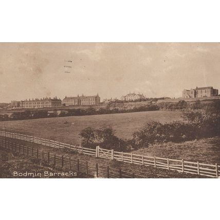 Bodmin Barracks 1942 WW2 Antique Cornwall Postcard