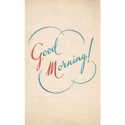 Northampton Methodist Church Womens Social Circle 1900s Good Morning Card
