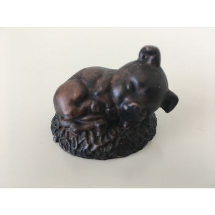 SLEEPING PIG MINIATURE ORNAMENT